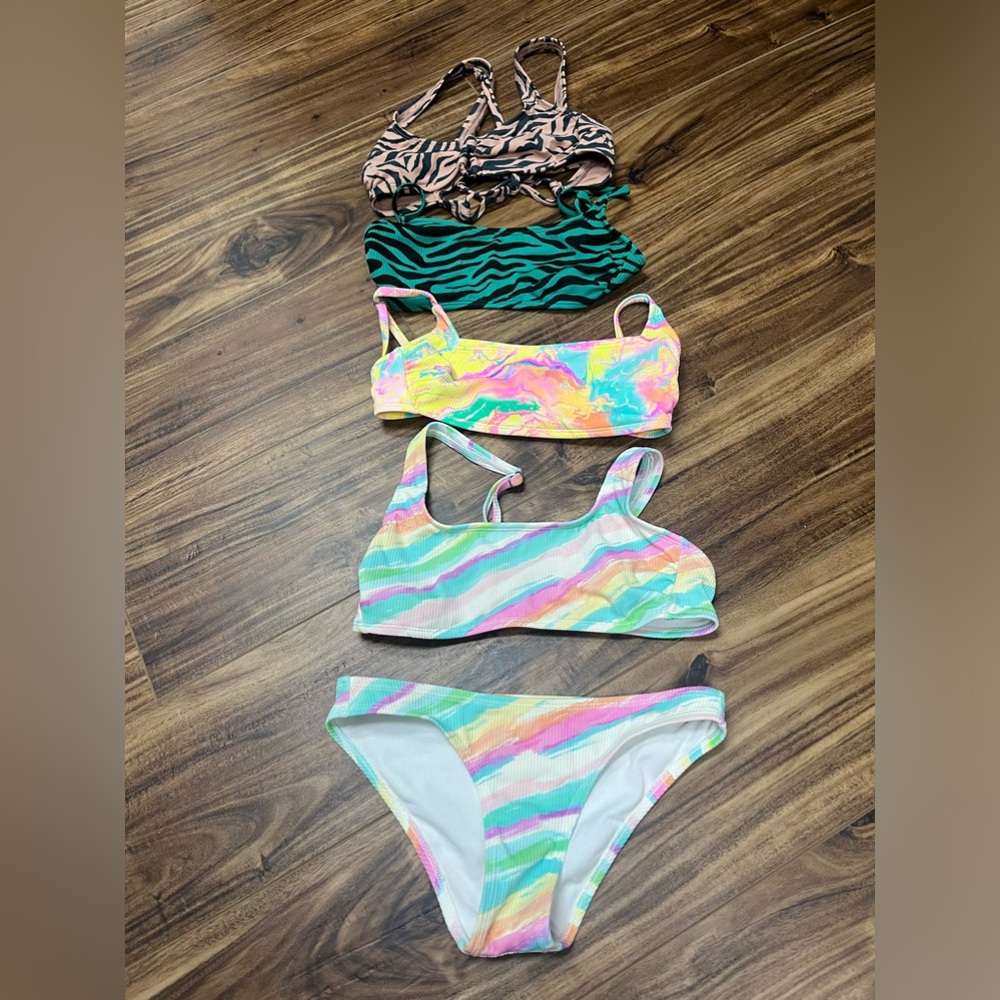 - Target brand Exhilaration bathing suit tops size Small & 1 bikini bottom…